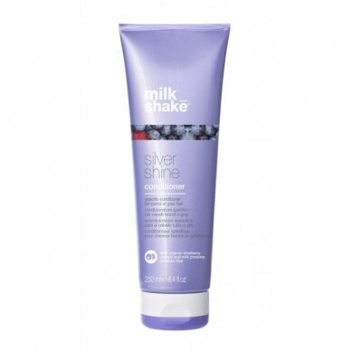 MILK SHAKE SILVER SHINE CONDITIONER žilų ir šviesintų plaukų kondicionierius, 250 ml MILK SHAKE SILVER SHINE CONDITIONER žilų ir šviesintų plaukų kondicionierius, 250 ml