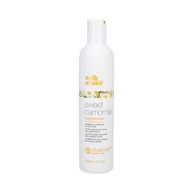 MILK SHAKE SWEET CAMOMILE atgaivinantis plaukus kondicionierius, 300 ml. MILK SHAKE SWEET CAMOMILE atgaivinantis plaukus kondicionierius, 300 ml.