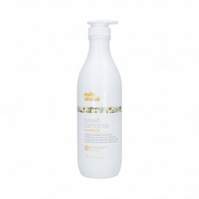 MILK SHAKE SWEET CAMOMILE atkuriantis kondicionierius su ramunėlių ekstraktu, 1000 ml. MILK SHAKE SWEET CAMOMILE atkuriantis kondicionierius su ramunėlių ekstraktu, 1000 ml.