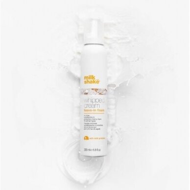 MILK SHAKE WHIPPED CREAM kondicionuojančios putos plaukų struktūrai, 200ml 1