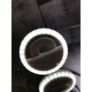 Mini LED apšvietimo lempa telefonui, baltos spalvos 9 Mini LED apšvietimo lempa telefonui, baltos spalvos 9
