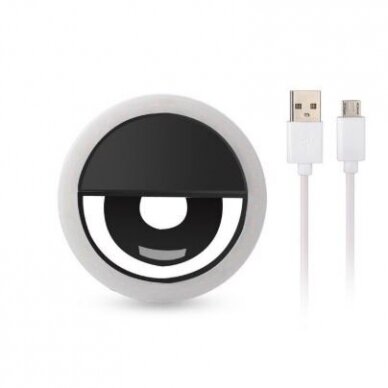 Mini LED apšvietimo lempa telefonui, baltos spalvos 7 Mini LED apšvietimo lempa telefonui, baltos spalvos 7