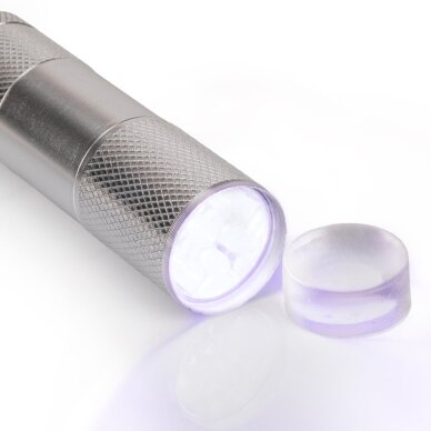 Mini LED/UV nagų lempa su silikoniniu štampuku, 9 W 1 Mini LED/UV nagų lempa su silikoniniu štampuku, 9 W 1