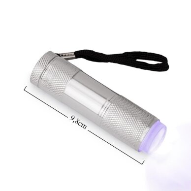Mini LED/UV nagų lempa su silikoniniu štampuku, 9 W 2 Mini LED/UV nagų lempa su silikoniniu štampuku, 9 W 2