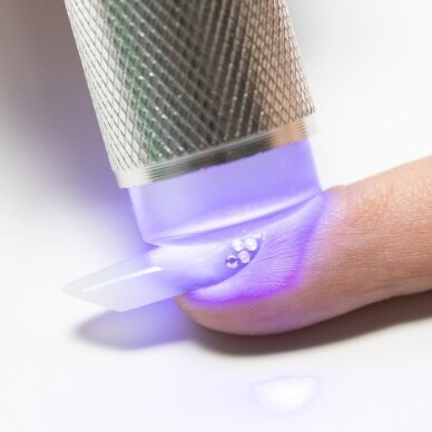 Mini LED/UV nagų lempa su silikoniniu štampuku, 9 W 6 Mini LED/UV nagų lempa su silikoniniu štampuku, 9 W 6