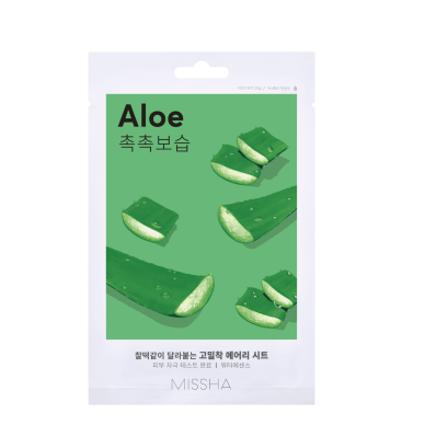 MISSHA ALOE lakštinė veido kaukė su alaviju, 1 vnt MISSHA ALOE lakštinė veido kaukė su alaviju, 1 vnt