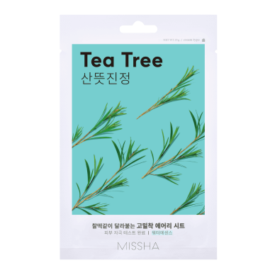 MISSHA TEA TREE lakštinė veido kaukė praturtinta arbatmedžiu, 1 vnt MISSHA TEA TREE lakštinė veido kaukė praturtinta arbatmedžiu, 1 vnt