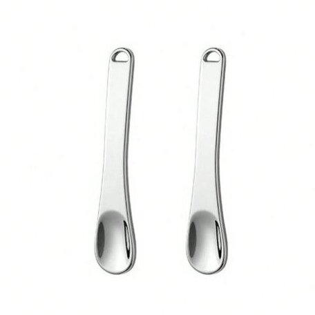 Mini metalinė kosmetikos mentelė maišymui ir mėginių ėmimui, 2 vnt. Mini metalinė kosmetikos mentelė maišymui ir mėginių ėmimui, 2 vnt.