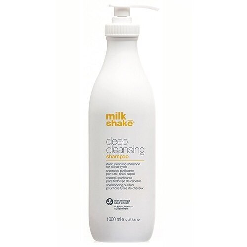 MILK SHAKE DEEP CLEANSING SHAMPOO valomasis plaukų šampūnas su natūraliais vaisių ekstraktais, 1000 ml MILK SHAKE DEEP CLEANSING SHAMPOO valomasis plaukų šampūnas su natūraliais vaisių ekstraktais, 1000 ml