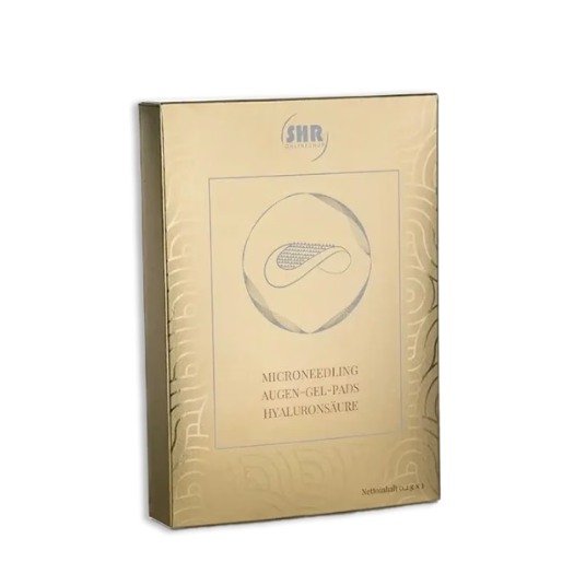 Mikroadatiniai paakių padeliai su hialurono rūgštimi GOLD, 6 vnt.