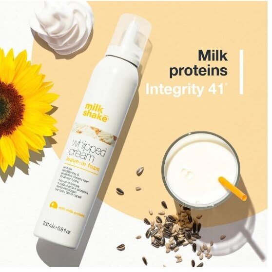 MILK SHAKE WHIPPED CREAM kondicionuojančios putos plaukų struktūrai, 200ml 2