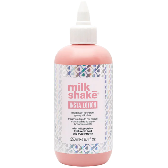 MILK SHAKE INSTA.LOTION losjonas akimirksniu suteikiantis šilko švelnumo ir blizgesio, 250 ml. MILK SHAKE INSTA.LOTION losjonas akimirksniu suteikiantis šilko švelnumo ir blizgesio, 250 ml.