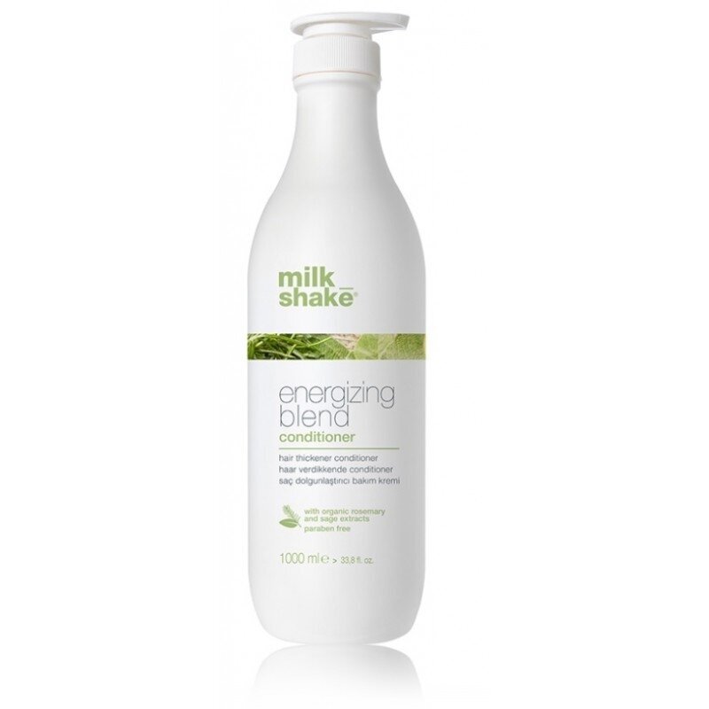 MILK SHAKE ENERGIZING BLEND CONDITIONER stipriai plonus plaukus atgaivinantis su eukalipto ekstraktais, 1000 ml MILK SHAKE ENERGIZING BLEND CONDITIONER stipriai plonus plaukus atgaivinantis su eukalipto ekstraktais, 1000 ml