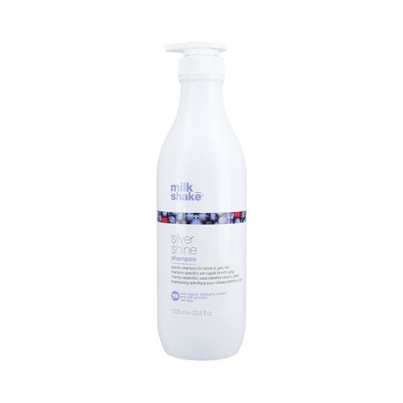MILK SHAKE SILVER SHINE šampūnas, šalinantis geltonus atspalvius, 1000 ml. MILK SHAKE SILVER SHINE šampūnas, šalinantis geltonus atspalvius, 1000 ml.
