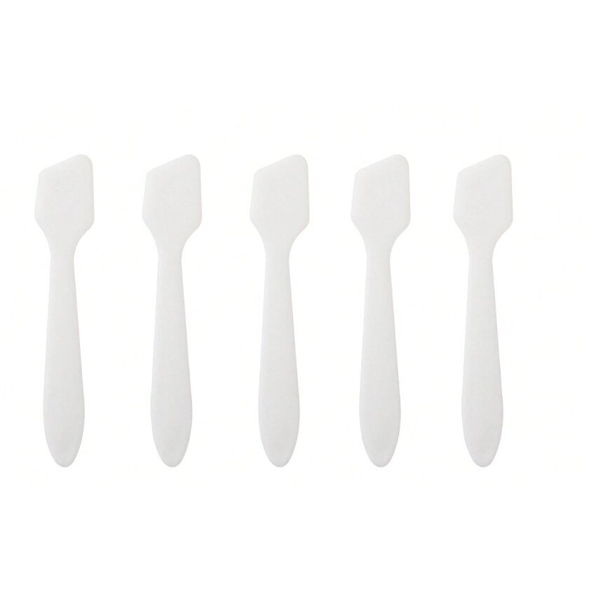 Mini plastikinė kosmetikos mentelė maišymui ir mėginių ėmimui, 1 vnt.