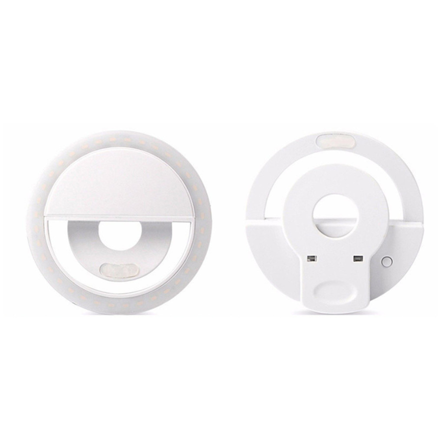 Mini LED apšvietimo lempa telefonui, baltos spalvos 6 Mini LED apšvietimo lempa telefonui, baltos spalvos 6