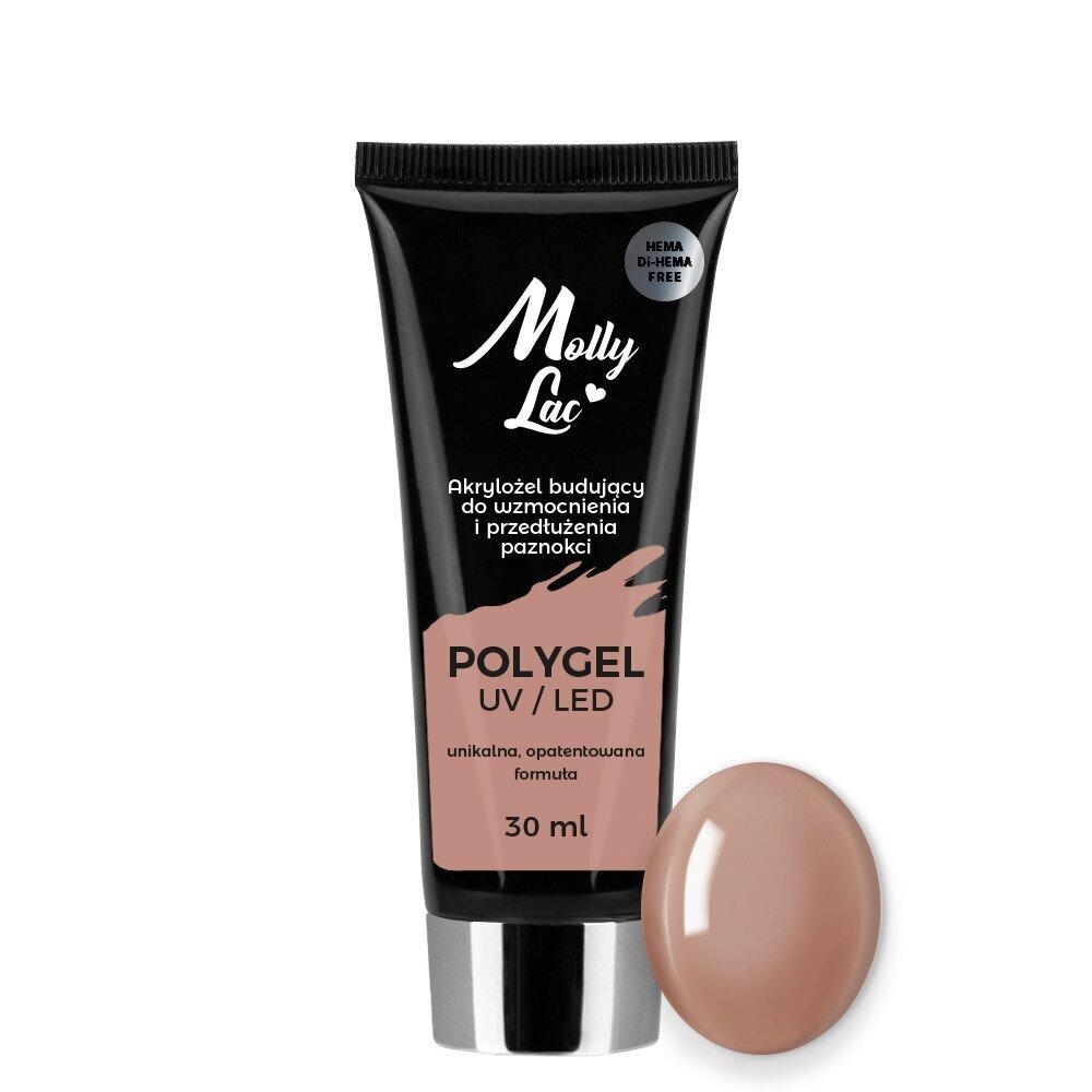 MOLLYLAC LIGHT BROWN poligelis NR.23, 30 ml. MOLLYLAC LIGHT BROWN poligelis NR.23, 30 ml.