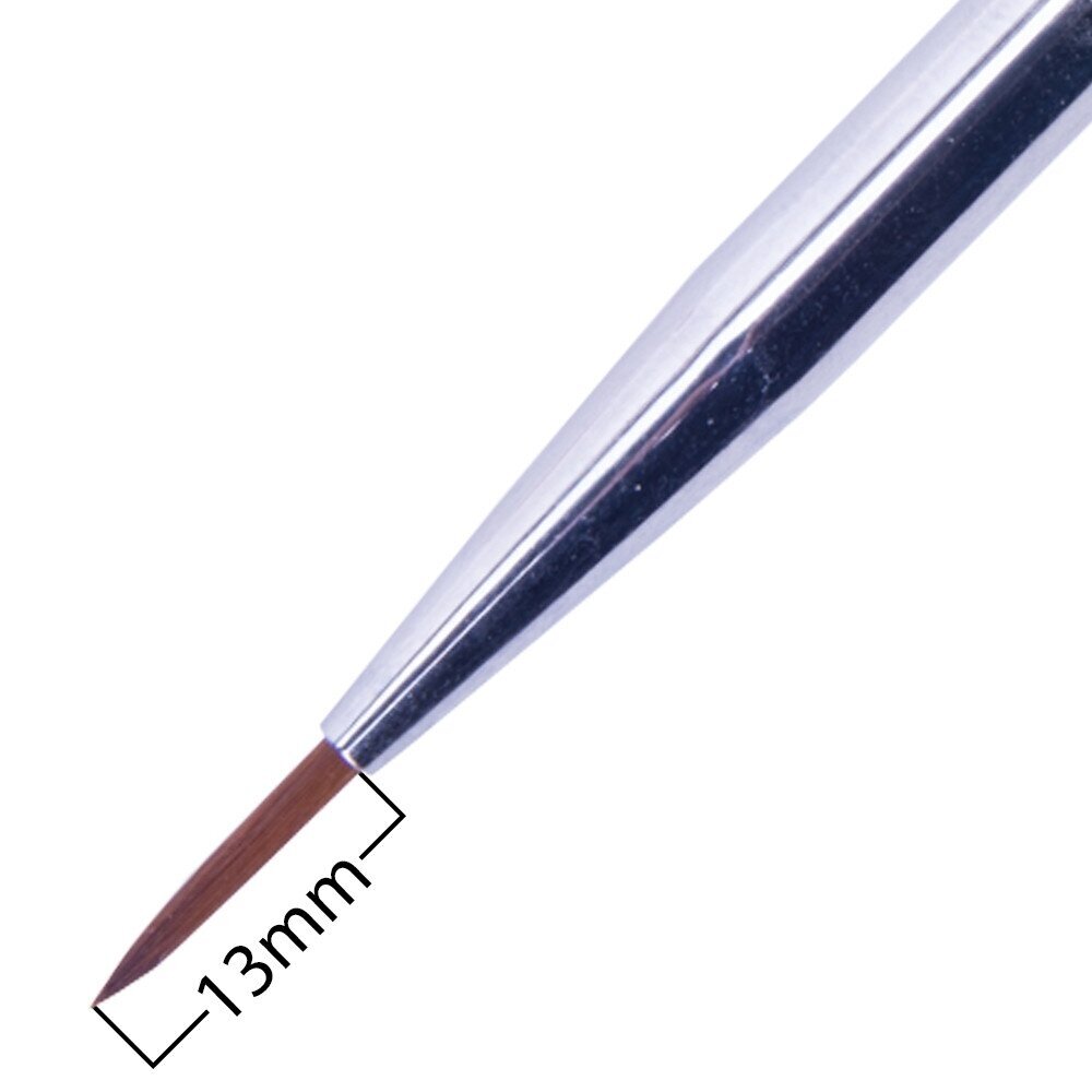 MOLLYLAC profesionalus teptukas nagų dailei 13mm, NR.4 BLACK 1 MOLLYLAC profesionalus teptukas nagų dailei 13mm, NR.4 BLACK 1