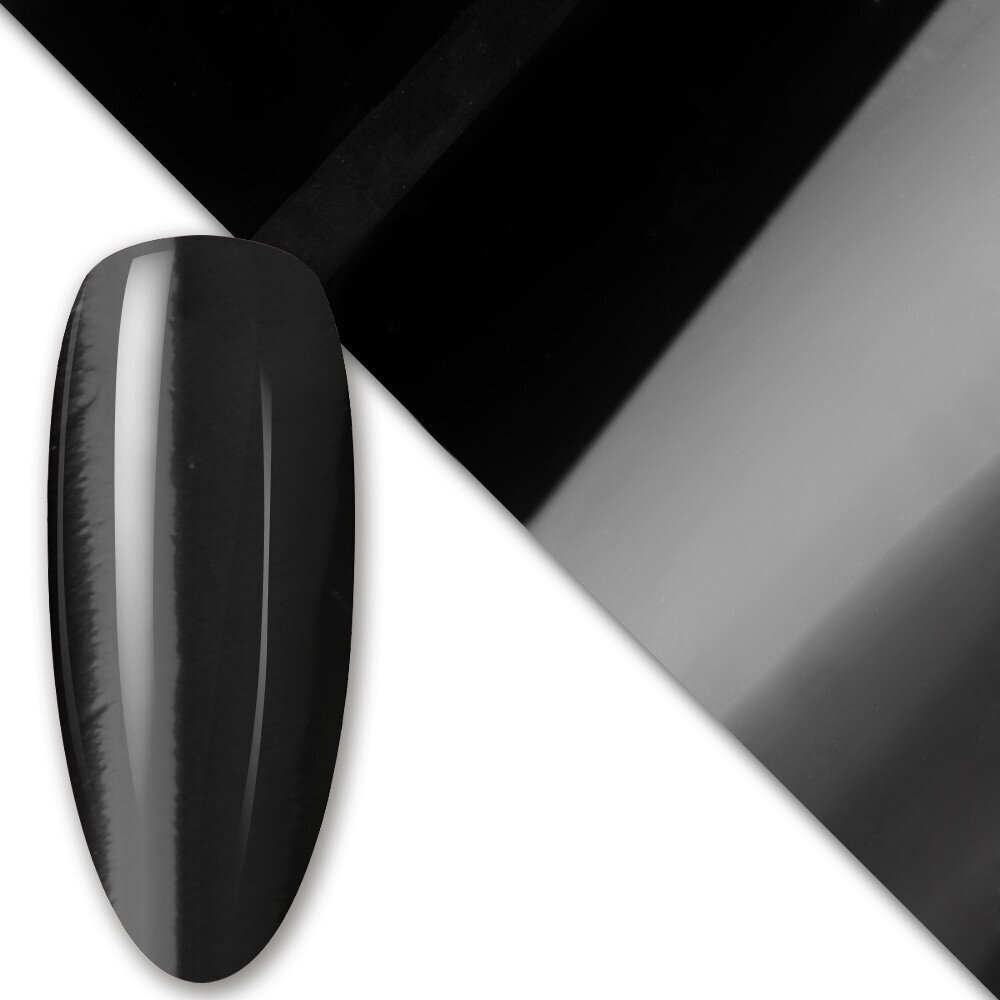 MOLLYLAC TRANSFER FOIL transferinė folija 80 CM MIRROR BLACK 1 MOLLYLAC TRANSFER FOIL transferinė folija 80 CM MIRROR BLACK 1