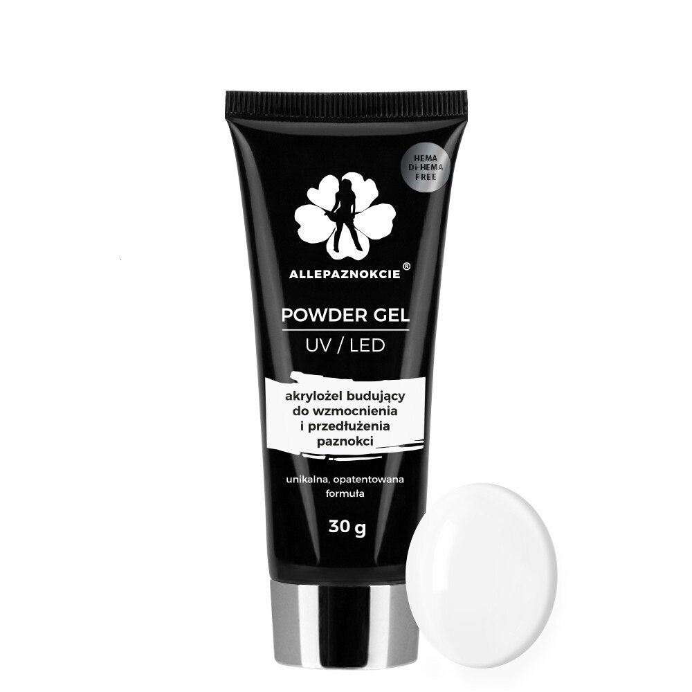MOLLYLAC WHITE poligelis NR.2, 30 ml. HEMMA FREE MOLLYLAC WHITE poligelis NR.2, 30 ml. HEMMA FREE