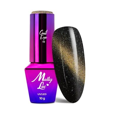 MOLLYLAC CAT EYE FLASHING MAGIC ilgalaikis hibridinis nagų lakas, 10g NR. 157 MOLLYLAC CAT EYE FLASHING MAGIC ilgalaikis hibridinis nagų lakas, 10g NR. 157