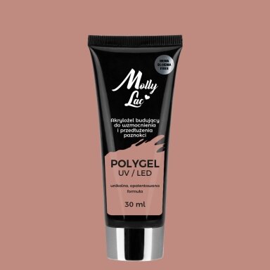 MOLLYLAC LIGHT BROWN poligelis NR.23, 30 ml. MOLLYLAC LIGHT BROWN poligelis NR.23, 30 ml.