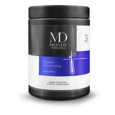 MONDY REPAIR REGENERATING regeneruojanti kaukė plaukams su hidrolizuotu keratinu ir kokosų aliejumi, 1000 ml MONDY REPAIR REGENERATING regeneruojanti kaukė plaukams su hidrolizuotu keratinu ir kokosų aliejumi, 1000 ml