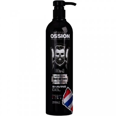 MORFOSE OSSION PREMIUM BARBER LINE skutimosi gelis, 700 ml MORFOSE OSSION PREMIUM BARBER LINE skutimosi gelis, 700 ml