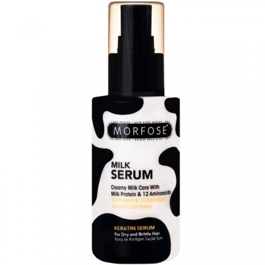 MORFOSE MILK SERUM serumas sausiems ir lūžinėjantiems plaukams, 100 ml MORFOSE MILK SERUM serumas sausiems ir lūžinėjantiems plaukams, 100 ml