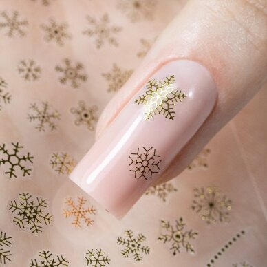 MOLLY NAILS lipdukai nagų dailei GOLD F282 1 MOLLY NAILS lipdukai nagų dailei GOLD F282 1