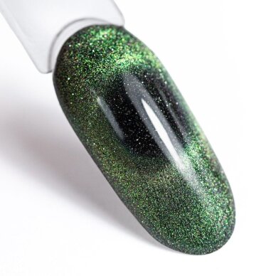 MOLLYLAC CAT EYE FLASHING MAGIC ilgalaikis hibridinis nagų lakas, 10g NR. 152 1
