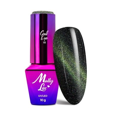 MOLLYLAC CAT EYE FLASHING MAGIC ilgalaikis hibridinis nagų lakas, 10g NR. 152 MOLLYLAC CAT EYE FLASHING MAGIC ilgalaikis hibridinis nagų lakas, 10g NR. 152