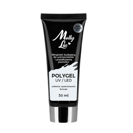 MOLLYLAC NATURAL poligelis Hema NR.03, 30 ml.balta spalva 1 MOLLYLAC NATURAL poligelis Hema NR.03, 30 ml.balta spalva 1