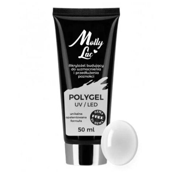 MOLLYLAC CLEAR poligelis NR.1, 50 ml. HEMMA FREE MOLLYLAC CLEAR poligelis NR.1, 50 ml. HEMMA FREE