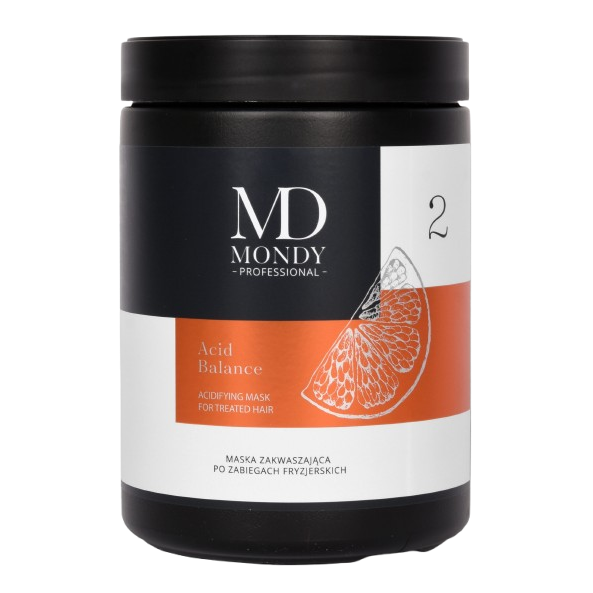 MONDY ACID BALANCE kaukė nusilpusiems plaukams po cheminių procedūrų, 1000 ml