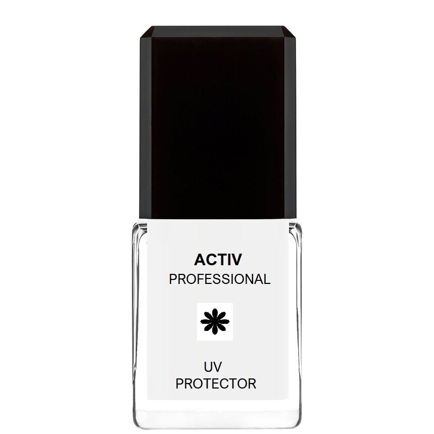 ACTIV PROFESSIONAL UV nagų lako apsauga nuo geltonavimo, 15 ml. ACTIV PROFESSIONAL UV nagų lako apsauga nuo geltonavimo, 15 ml.