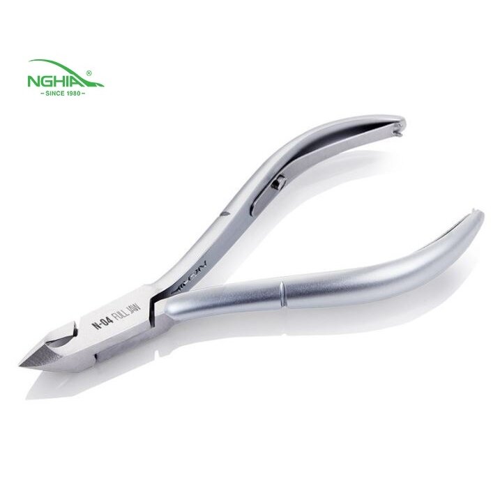 NGHIA EXPORT profesionalios manikiūro žnyplutės nagams N-04 FULL JAW NGHIA EXPORT profesionalios manikiūro žnyplutės nagams N-04 FULL JAW