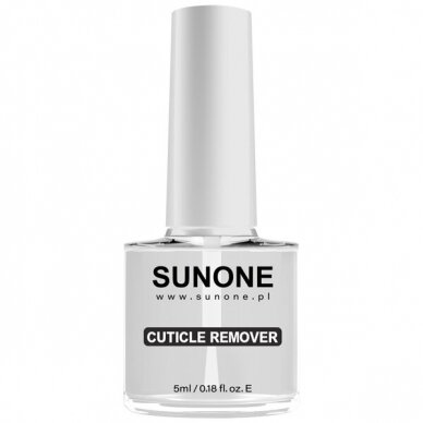 SUNONE ® skystis priemonė odelių šalinimui CUTICLE REMOVER, 5 ml. SUNONE ® skystis priemonė odelių šalinimui CUTICLE REMOVER, 5 ml.