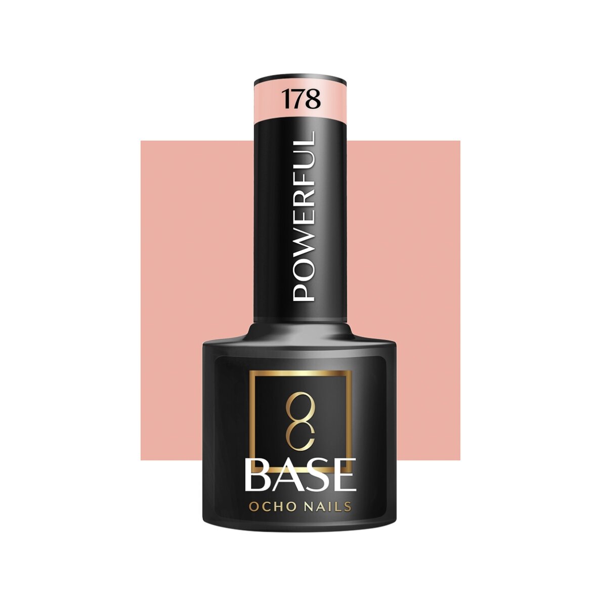 OCHO NAILS hibridinė gelinio lakavimo bazė POWERFULL 178, 5 g. OCHO NAILS hibridinė gelinio lakavimo bazė POWERFULL 178, 5 g.