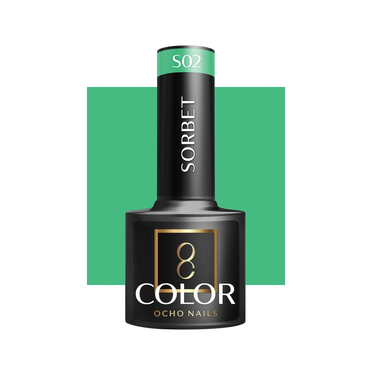 OCHO NAILS ilgalaikis hibridinis nagų lakas manikiūrui SORBET S02, 5 g. OCHO NAILS ilgalaikis hibridinis nagų lakas manikiūrui SORBET S02, 5 g.