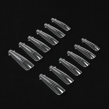 OCHO NAILS nagų tipsai-formelės nagų priauginimui BALLERINA, 120 vnt OCHO NAILS nagų tipsai-formelės nagų priauginimui BALLERINA, 120 vnt