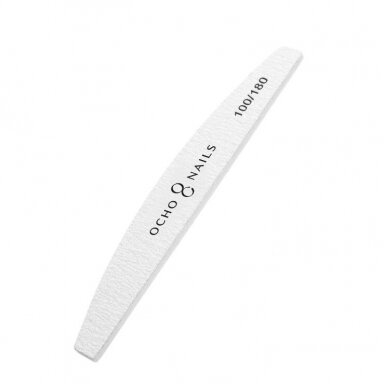 OCHO NAILS profesionali pusmėnulio nagų dildė manikiūrui 100/180 gritų, 10 vnt. OCHO NAILS profesionali pusmėnulio nagų dildė manikiūrui 100/180 gritų, 10 vnt.