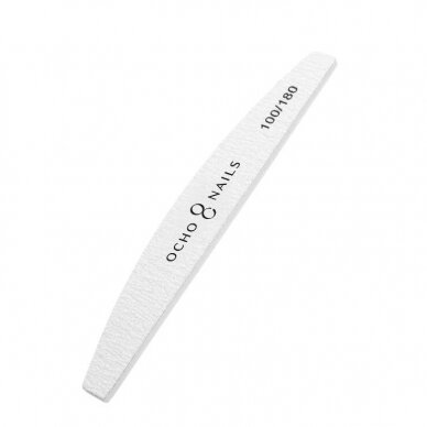 OCHO NAILS profesionali pusmėnulio nagų dildė manikiūrui 100/180 gritų, 10 vnt. OCHO NAILS profesionali pusmėnulio nagų dildė manikiūrui 100/180 gritų, 10 vnt.