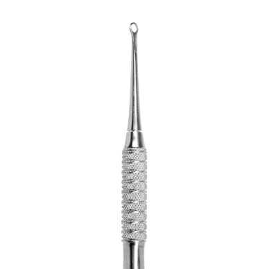 OCHO NAILS profesionalus nagų odelių atstūmėjas manikiūrui su kilpele 14,3 cm  1