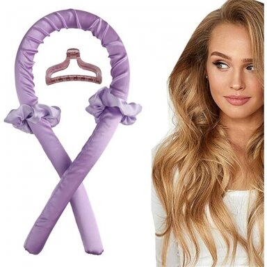 Plaukų garbanojimo suktukas-volelis, violetinis Plaukų garbanojimo suktukas-volelis, violetinis