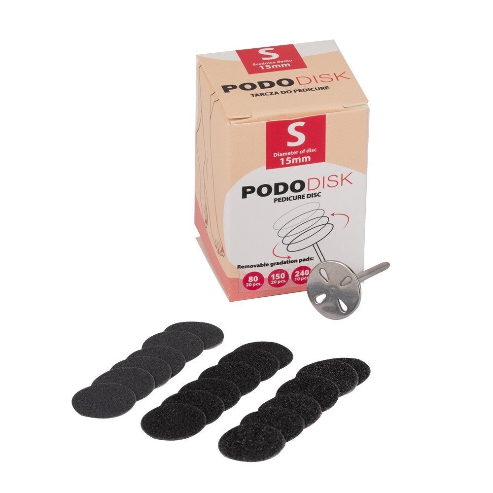 PODO diskas 15mm  + keičiami vienkartiniai lapeliai ( 50 vnt.)