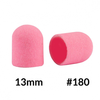 PODO ALLEMED profesionalūs vienkartiniai pedikiūro antgaliai, 13 mm, #180, 10 vnt. PINK 1 PODO ALLEMED profesionalūs vienkartiniai pedikiūro antgaliai, 13 mm, #180, 10 vnt. PINK 1