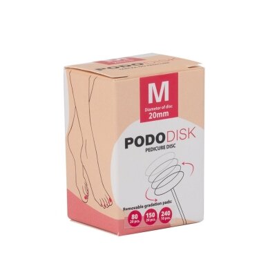 PODO diskas 20mm + keičiami vienkartiniai lapeliai ( 50 vnt.) 2 PODO diskas 20mm + keičiami vienkartiniai lapeliai ( 50 vnt.) 2