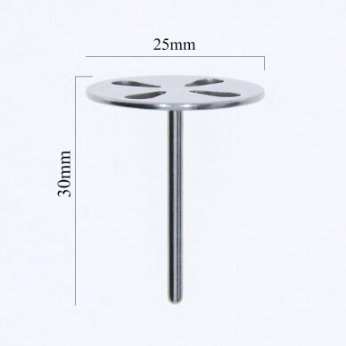 PODO diskas 25mm  + keičiami vienkartiniai lapeliai ( 50 vnt.) 3