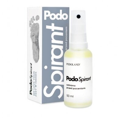 PODOLAND pėdų antiperspirantas - apsauga nuo prakaitavimo PODOSPIRANT 50 ml PODOLAND pėdų antiperspirantas - apsauga nuo prakaitavimo PODOSPIRANT 50 ml